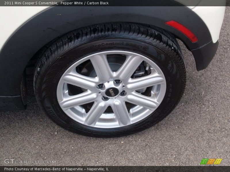 Pepper White / Carbon Black 2011 Mini Cooper S Convertible