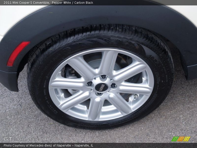 Pepper White / Carbon Black 2011 Mini Cooper S Convertible