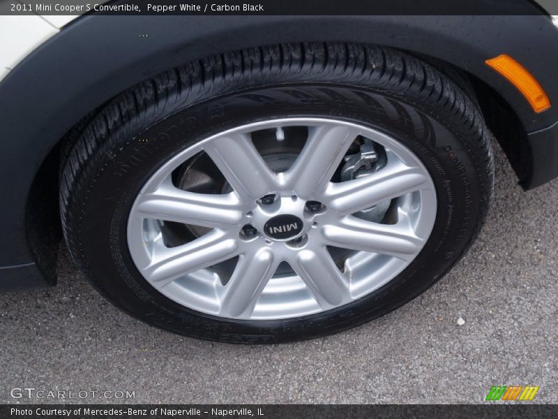 Pepper White / Carbon Black 2011 Mini Cooper S Convertible