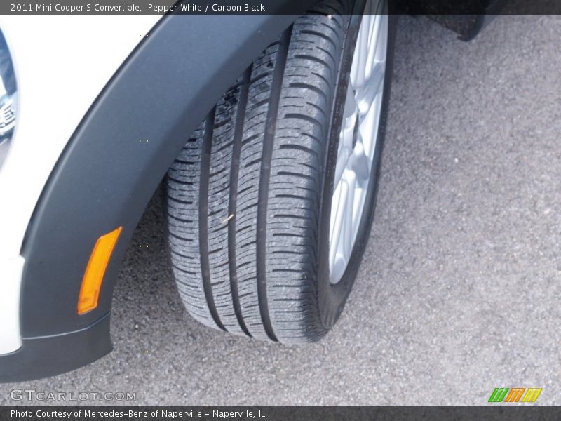 Pepper White / Carbon Black 2011 Mini Cooper S Convertible