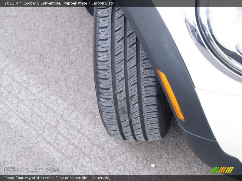 Pepper White / Carbon Black 2011 Mini Cooper S Convertible