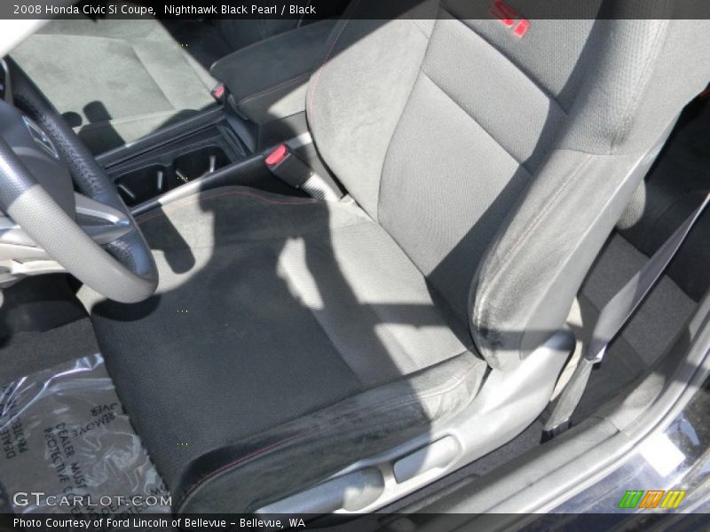 Nighthawk Black Pearl / Black 2008 Honda Civic Si Coupe