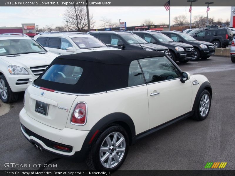 Pepper White / Carbon Black 2011 Mini Cooper S Convertible