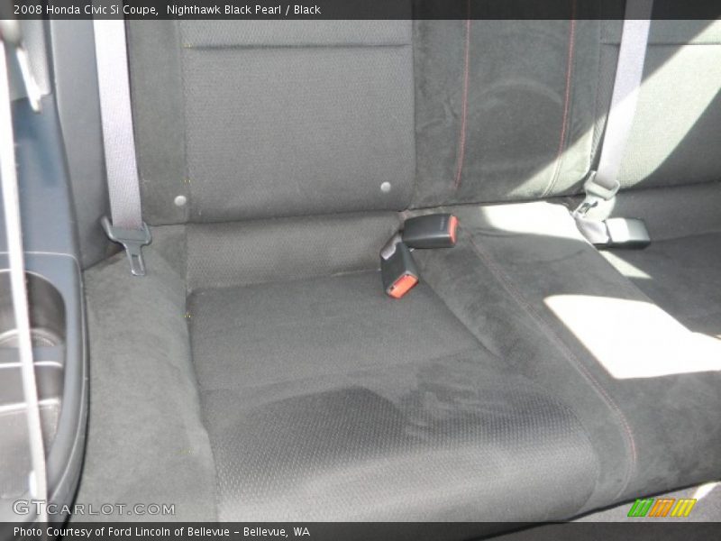 Nighthawk Black Pearl / Black 2008 Honda Civic Si Coupe