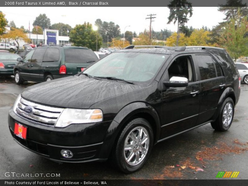 Black / Charcoal Black 2008 Ford Taurus X Limited AWD