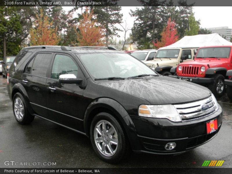 Black / Charcoal Black 2008 Ford Taurus X Limited AWD