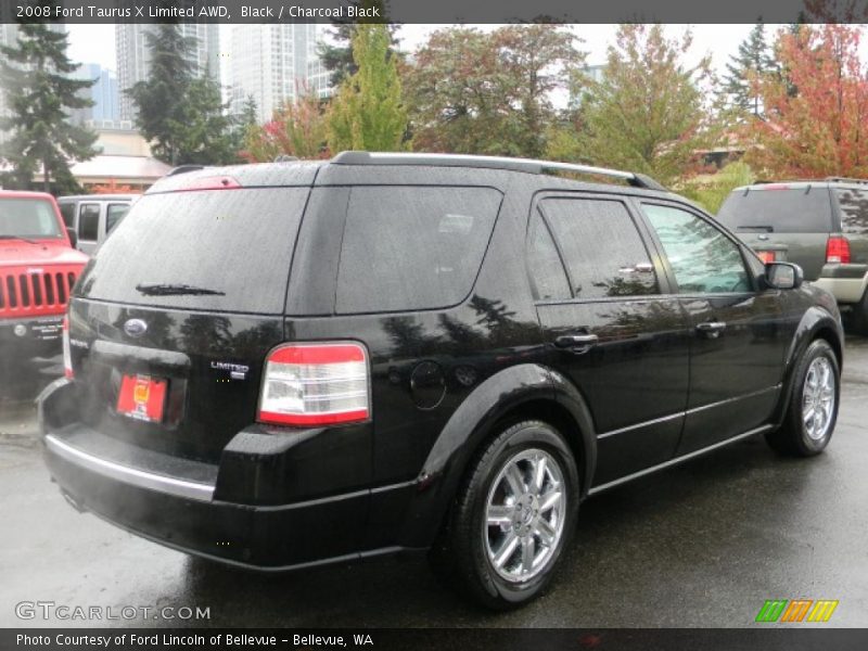Black / Charcoal Black 2008 Ford Taurus X Limited AWD