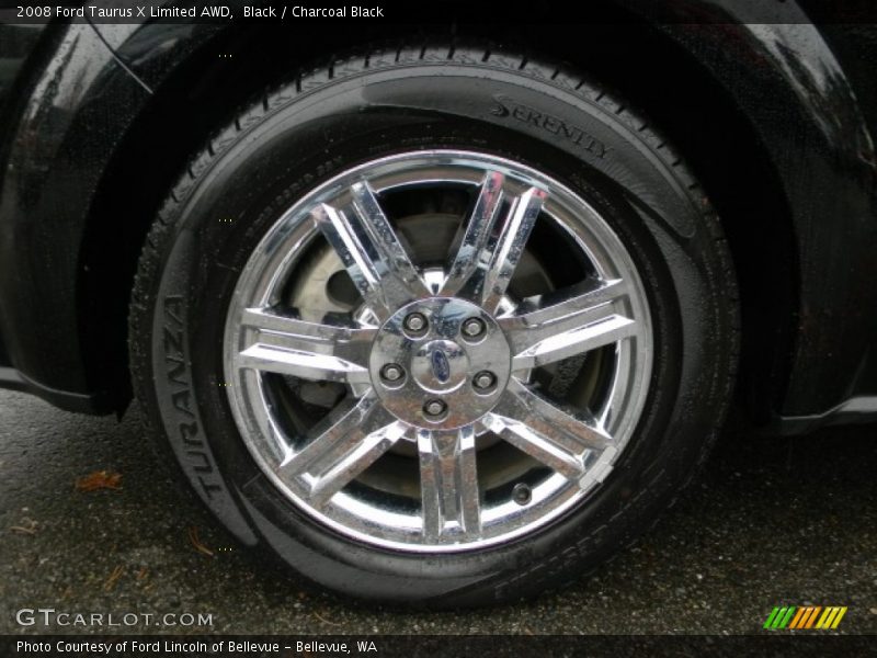 Black / Charcoal Black 2008 Ford Taurus X Limited AWD