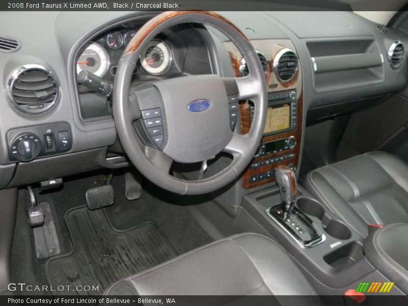 Black / Charcoal Black 2008 Ford Taurus X Limited AWD