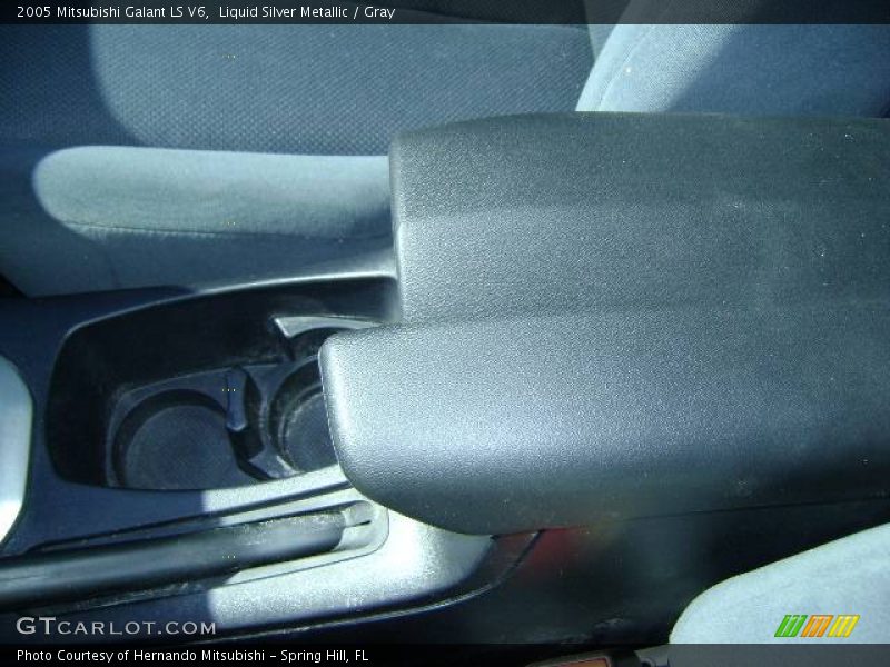 Liquid Silver Metallic / Gray 2005 Mitsubishi Galant LS V6