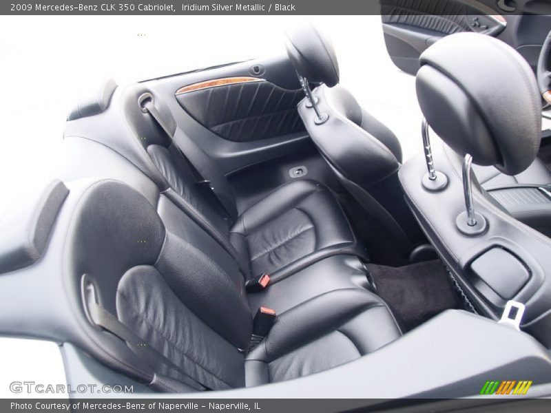 Iridium Silver Metallic / Black 2009 Mercedes-Benz CLK 350 Cabriolet