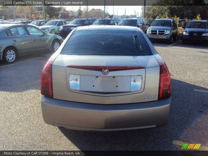 Cashmere / Light Neutral 2003 Cadillac CTS Sedan