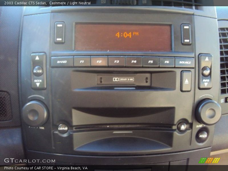 Cashmere / Light Neutral 2003 Cadillac CTS Sedan