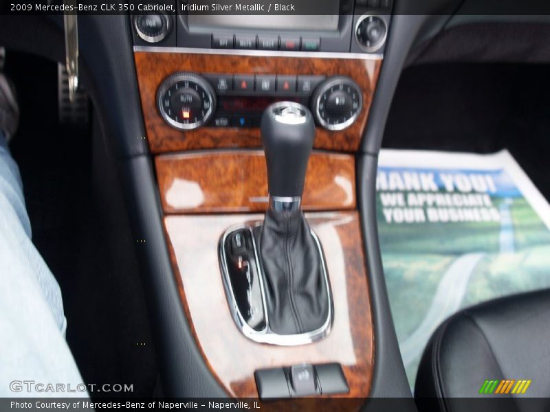 Iridium Silver Metallic / Black 2009 Mercedes-Benz CLK 350 Cabriolet