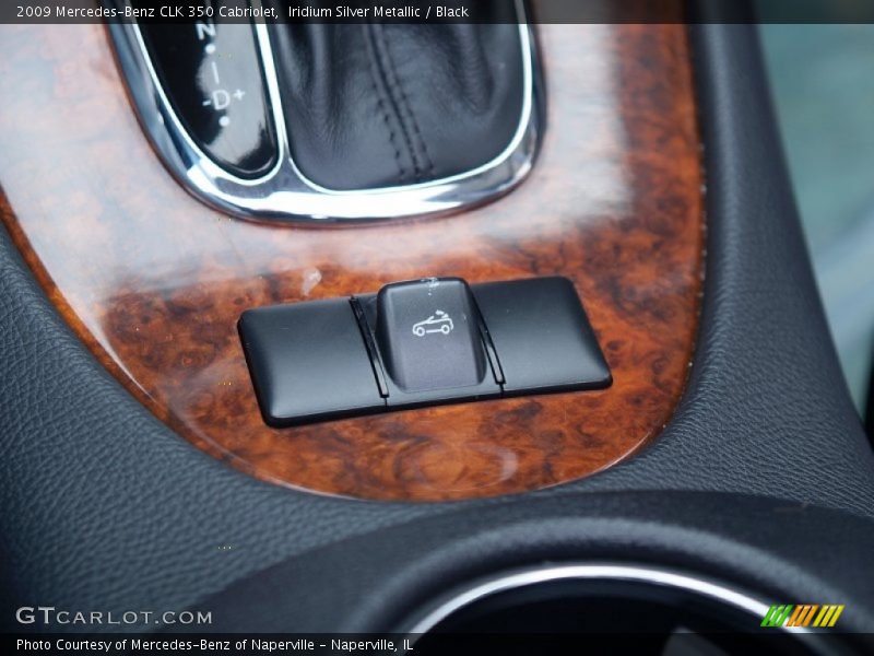 Iridium Silver Metallic / Black 2009 Mercedes-Benz CLK 350 Cabriolet