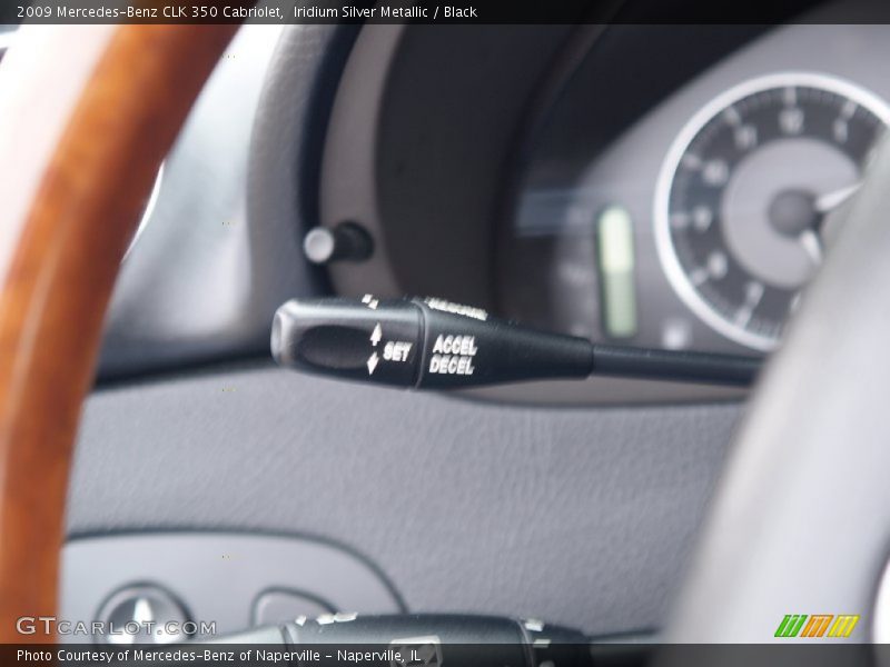 Iridium Silver Metallic / Black 2009 Mercedes-Benz CLK 350 Cabriolet