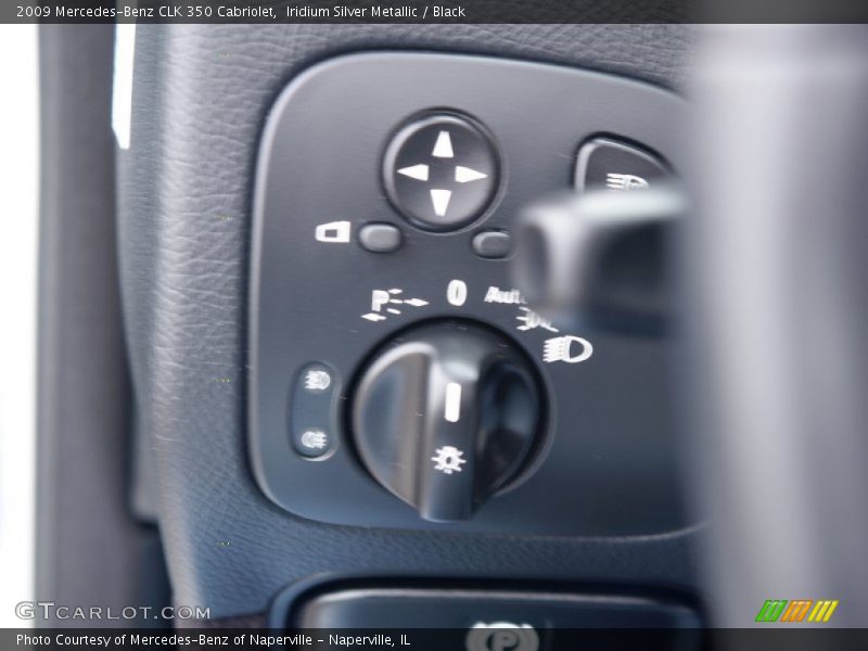 Iridium Silver Metallic / Black 2009 Mercedes-Benz CLK 350 Cabriolet
