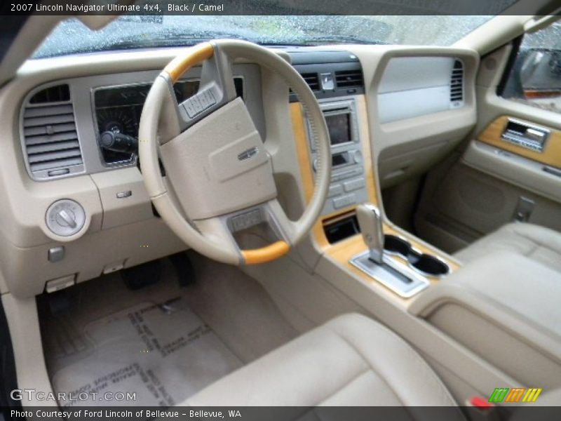 Black / Camel 2007 Lincoln Navigator Ultimate 4x4