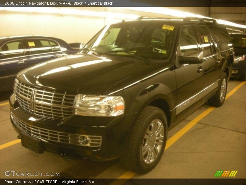 Black / Charcoal Black 2008 Lincoln Navigator L Luxury 4x4