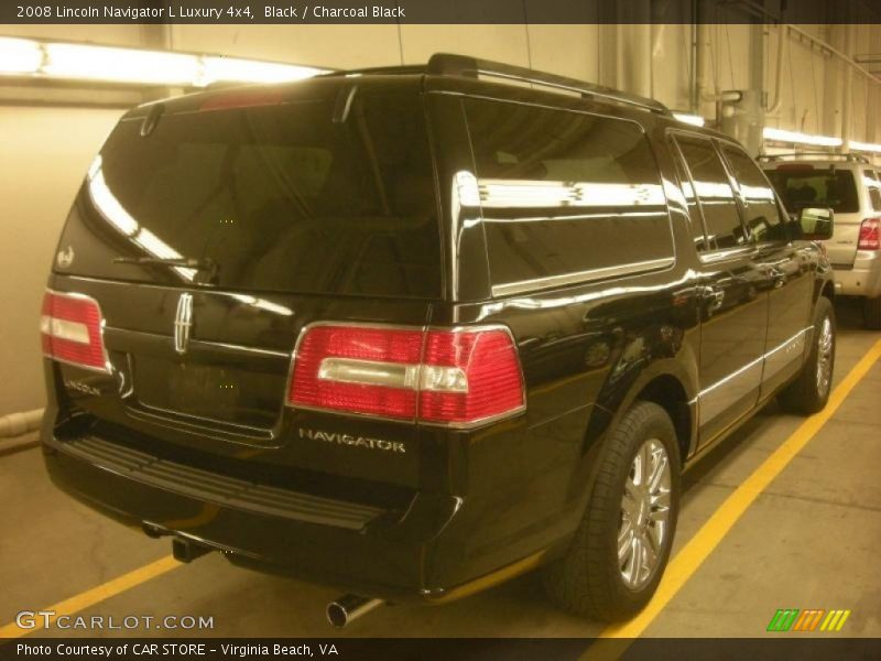 Black / Charcoal Black 2008 Lincoln Navigator L Luxury 4x4