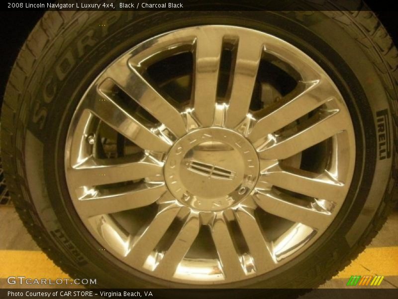 Black / Charcoal Black 2008 Lincoln Navigator L Luxury 4x4