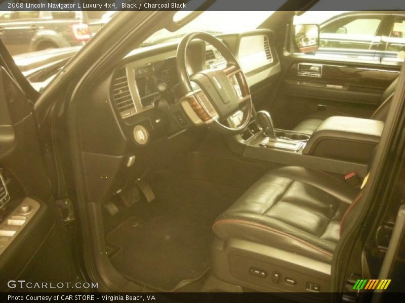 Black / Charcoal Black 2008 Lincoln Navigator L Luxury 4x4
