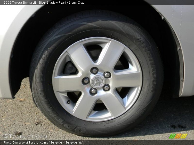 Silver Shadow Pearl / Stone Gray 2006 Toyota Sienna LE