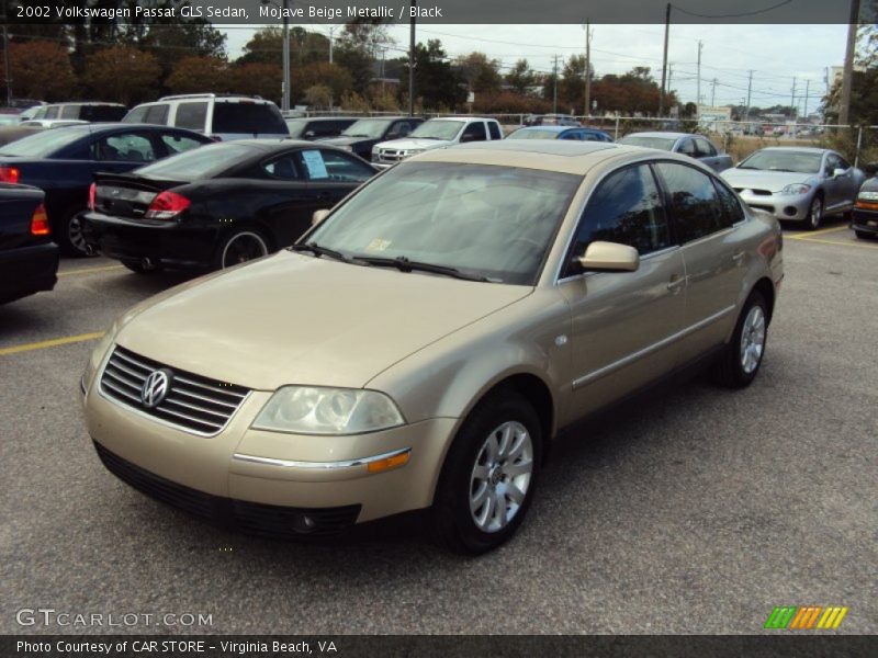 Mojave Beige Metallic / Black 2002 Volkswagen Passat GLS Sedan