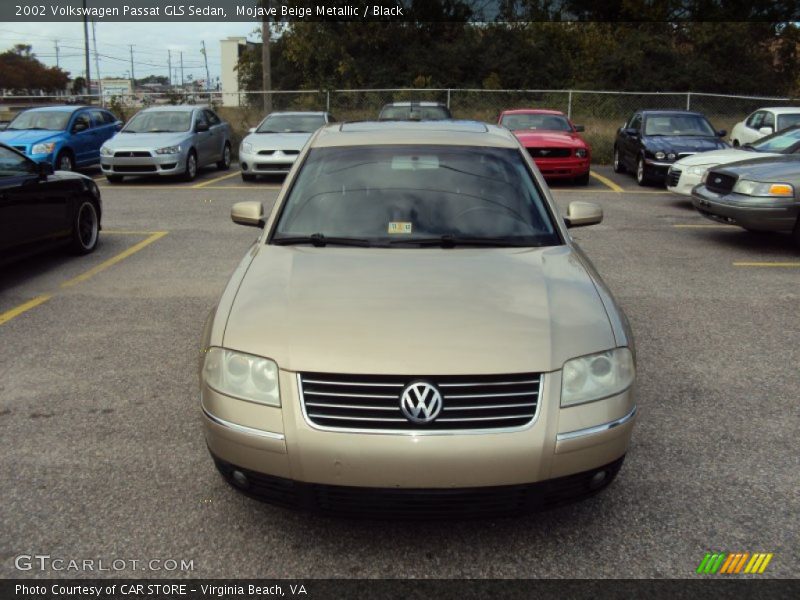 Mojave Beige Metallic / Black 2002 Volkswagen Passat GLS Sedan