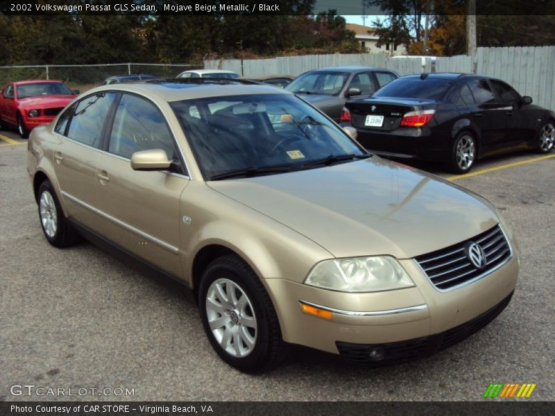 Mojave Beige Metallic / Black 2002 Volkswagen Passat GLS Sedan