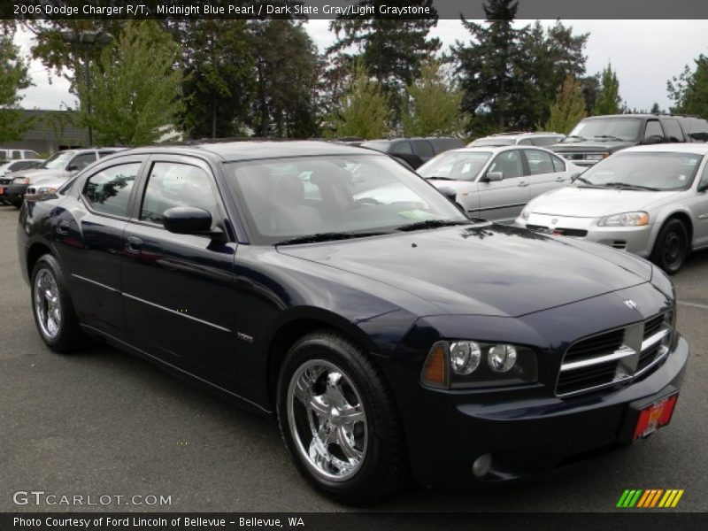 Midnight Blue Pearl / Dark Slate Gray/Light Graystone 2006 Dodge Charger R/T