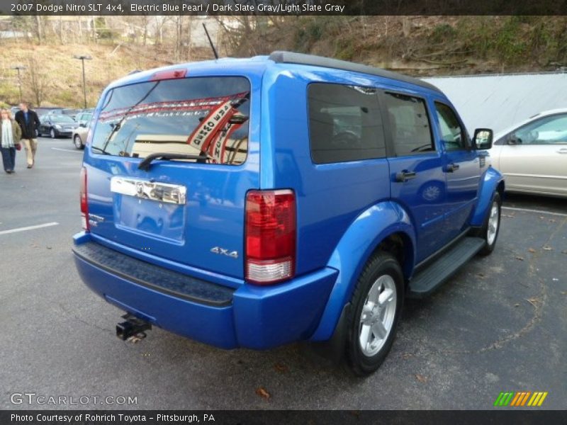 Electric Blue Pearl / Dark Slate Gray/Light Slate Gray 2007 Dodge Nitro SLT 4x4