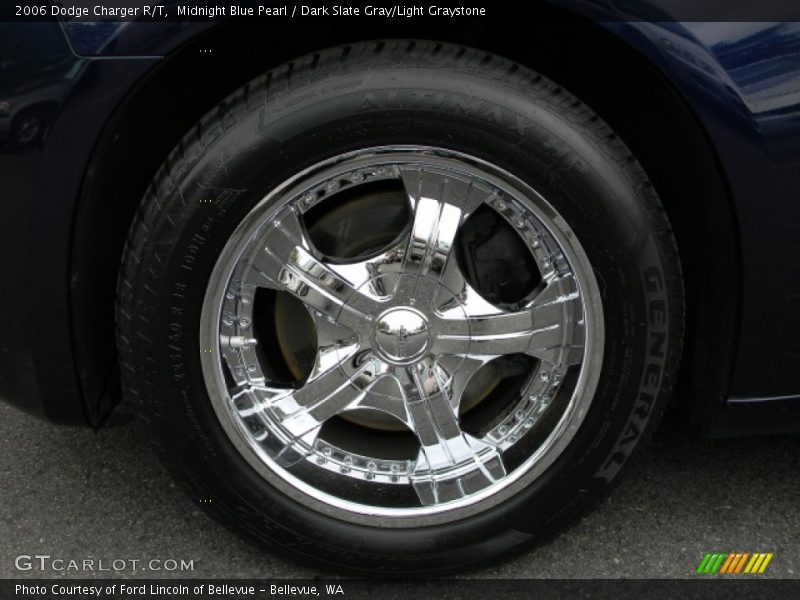 Midnight Blue Pearl / Dark Slate Gray/Light Graystone 2006 Dodge Charger R/T