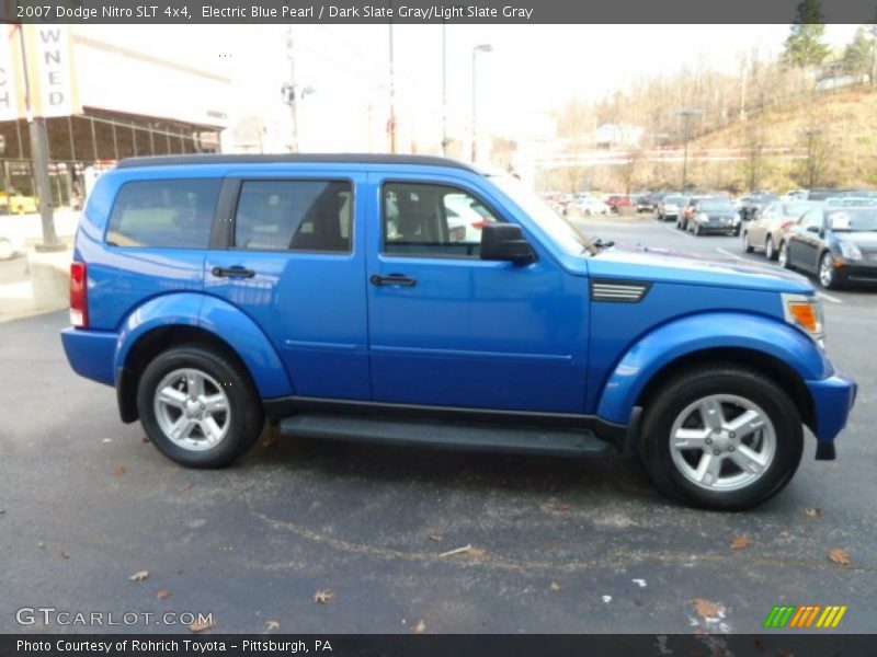 Electric Blue Pearl / Dark Slate Gray/Light Slate Gray 2007 Dodge Nitro SLT 4x4