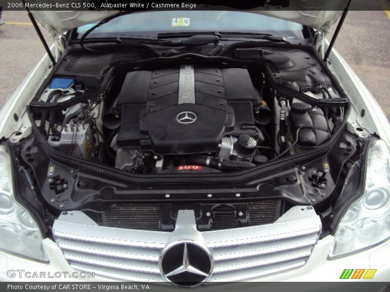 Alabaster White / Cashmere Beige 2006 Mercedes-Benz CLS 500