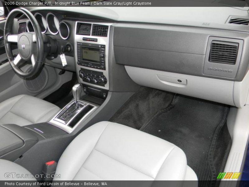 Midnight Blue Pearl / Dark Slate Gray/Light Graystone 2006 Dodge Charger R/T
