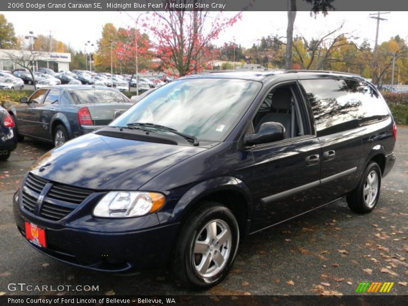 Midnight Blue Pearl / Medium Slate Gray 2006 Dodge Grand Caravan SE