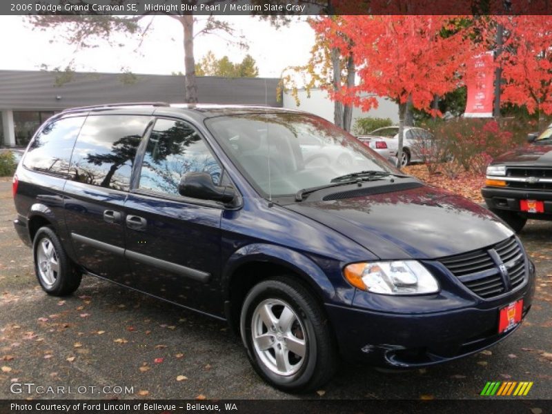 Midnight Blue Pearl / Medium Slate Gray 2006 Dodge Grand Caravan SE