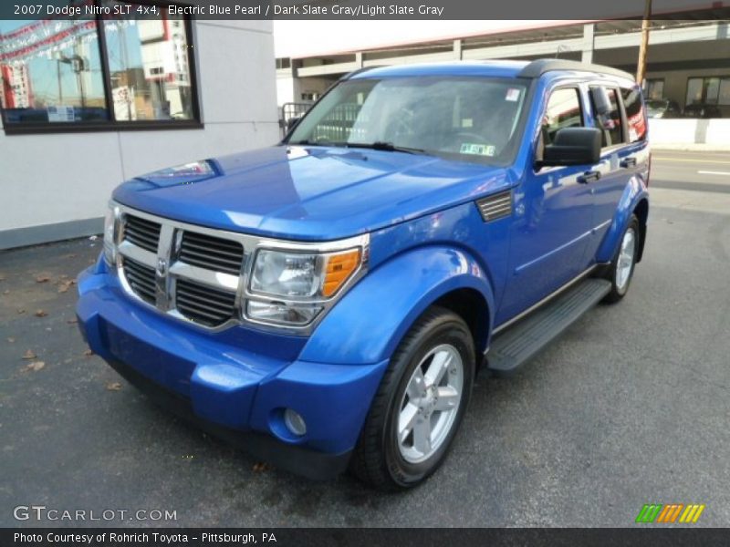 Electric Blue Pearl / Dark Slate Gray/Light Slate Gray 2007 Dodge Nitro SLT 4x4