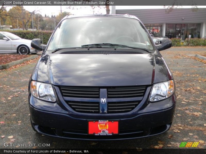 Midnight Blue Pearl / Medium Slate Gray 2006 Dodge Grand Caravan SE