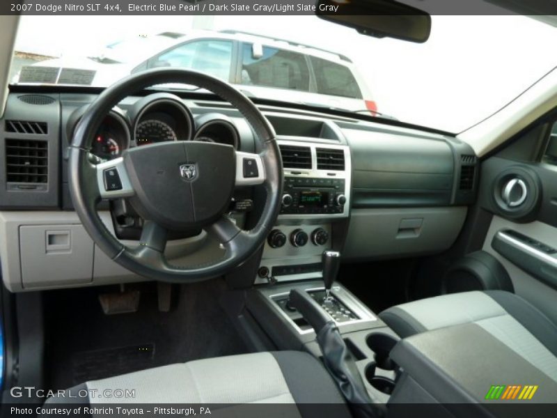 Electric Blue Pearl / Dark Slate Gray/Light Slate Gray 2007 Dodge Nitro SLT 4x4