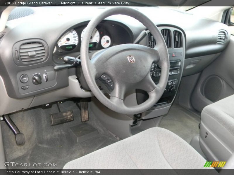 Midnight Blue Pearl / Medium Slate Gray 2006 Dodge Grand Caravan SE