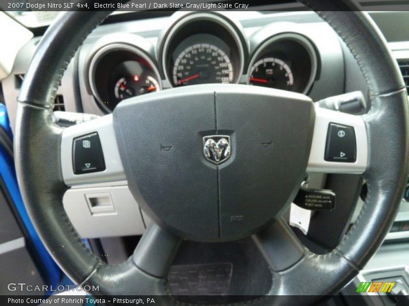 Electric Blue Pearl / Dark Slate Gray/Light Slate Gray 2007 Dodge Nitro SLT 4x4
