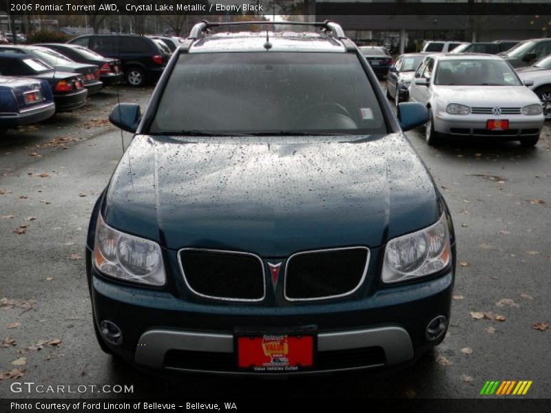 Crystal Lake Metallic / Ebony Black 2006 Pontiac Torrent AWD