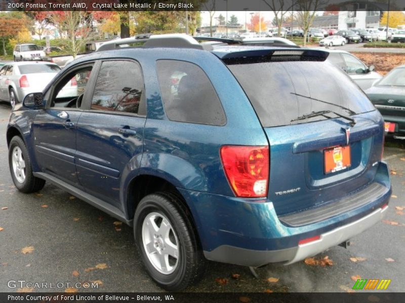 Crystal Lake Metallic / Ebony Black 2006 Pontiac Torrent AWD