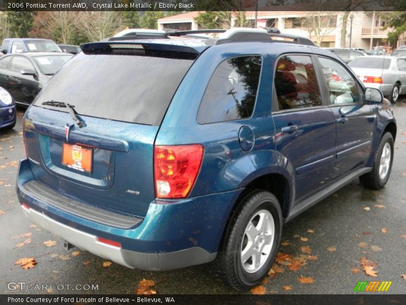 Crystal Lake Metallic / Ebony Black 2006 Pontiac Torrent AWD