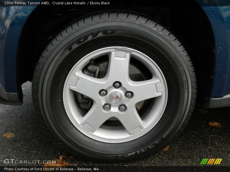 Crystal Lake Metallic / Ebony Black 2006 Pontiac Torrent AWD