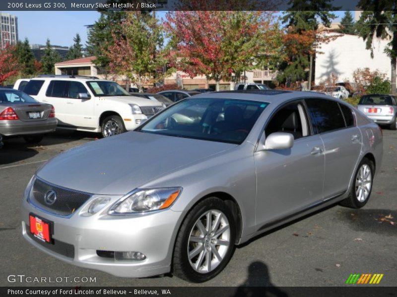 Mercury Silver Metallic / Black 2006 Lexus GS 300
