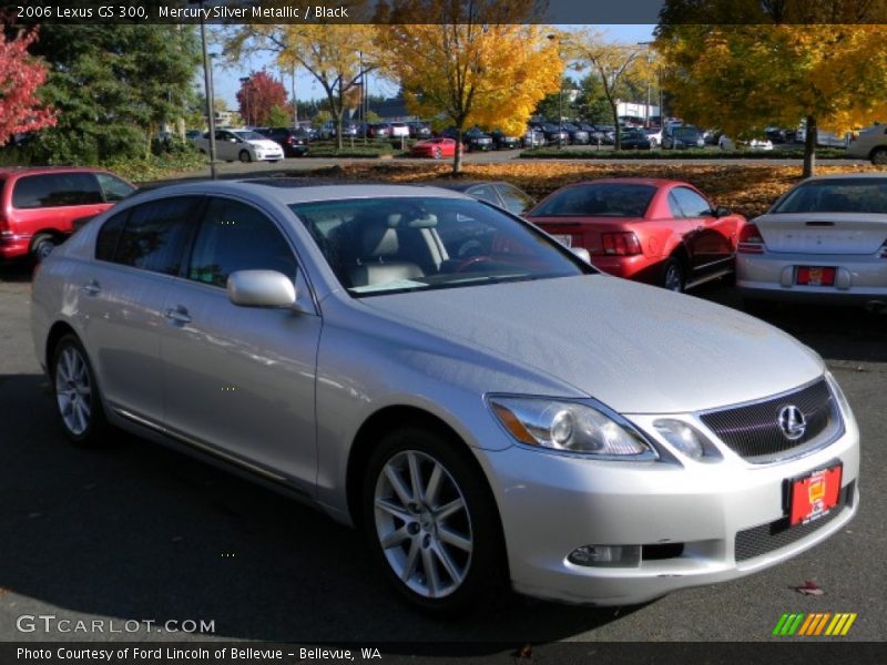 Mercury Silver Metallic / Black 2006 Lexus GS 300