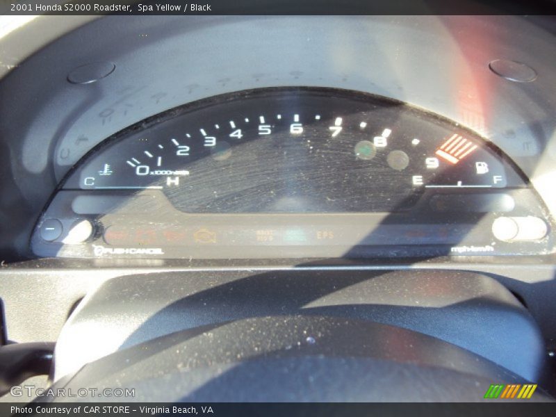 Spa Yellow / Black 2001 Honda S2000 Roadster